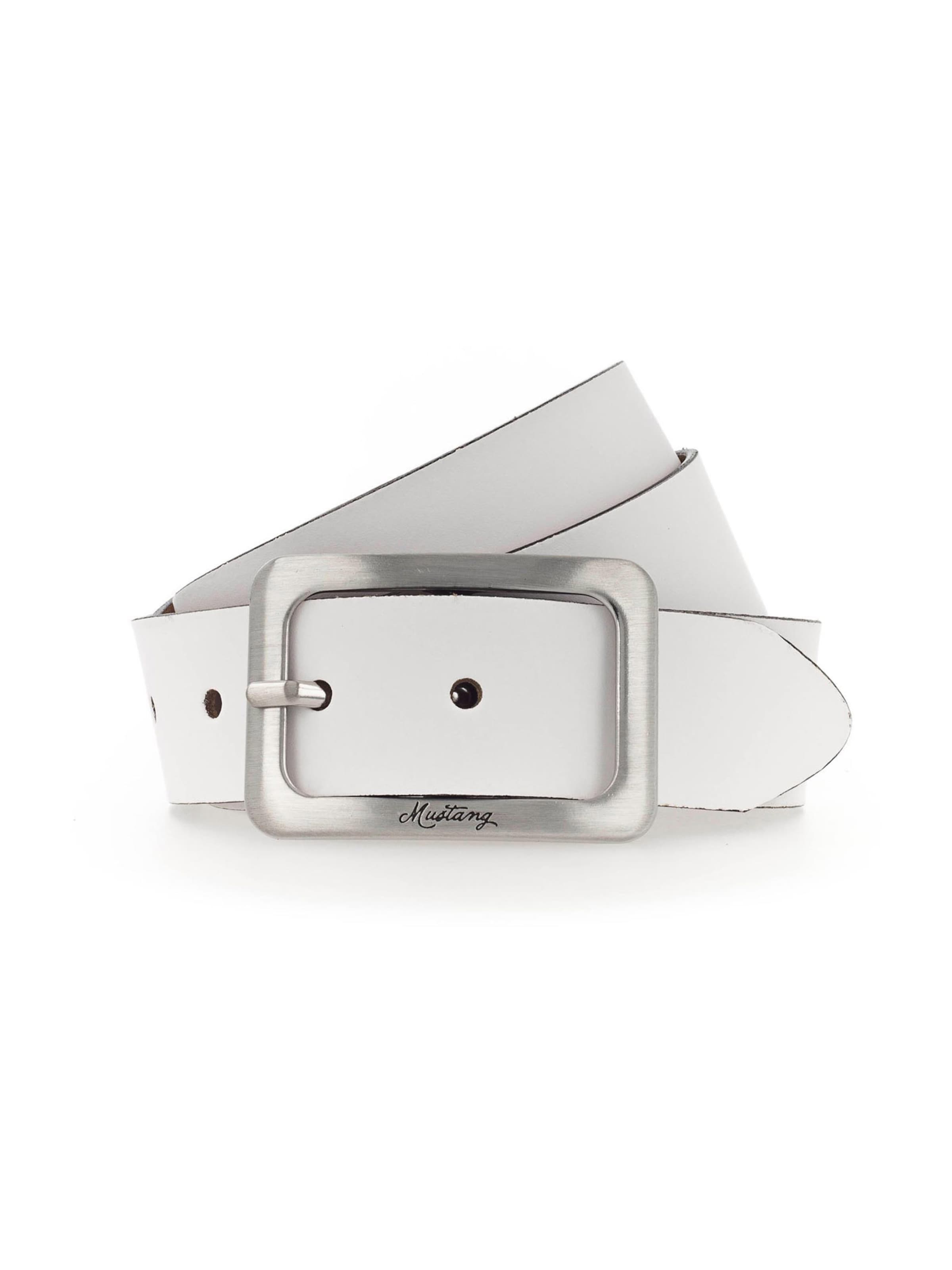 MUSTANG Bælte i hvid: forside
