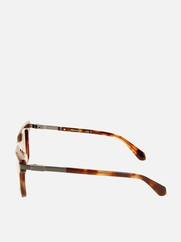FERRAGAMO Sunglasses 'Ferragamo SF2103S Khaki horn 53/21/145 MAN Sunglasses' in Brown