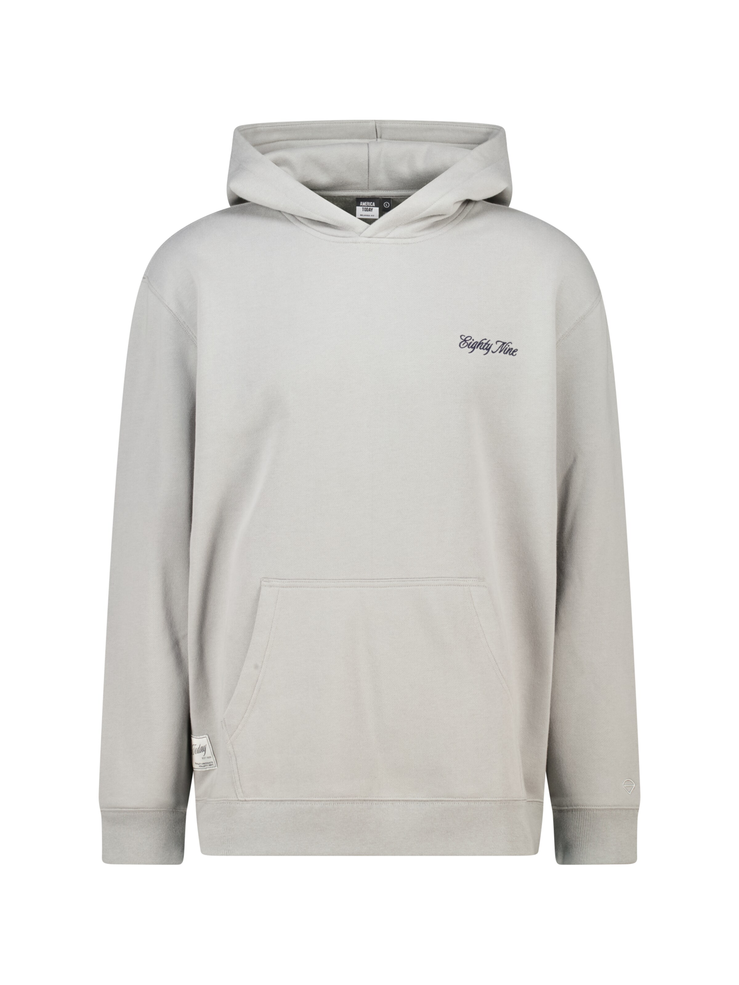 America Today Trui in Grijs: voorkant