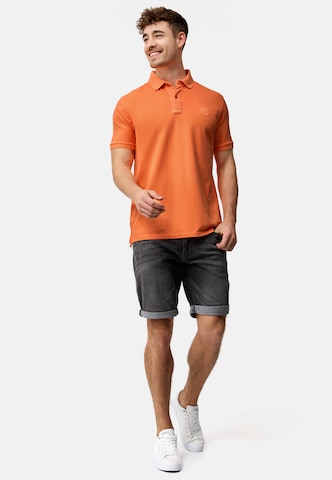 INDICODE JEANS Shirt ' Jorah ' in Oranje