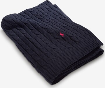 Ralph Lauren Home Blankets 'CABLE' in Blue: front