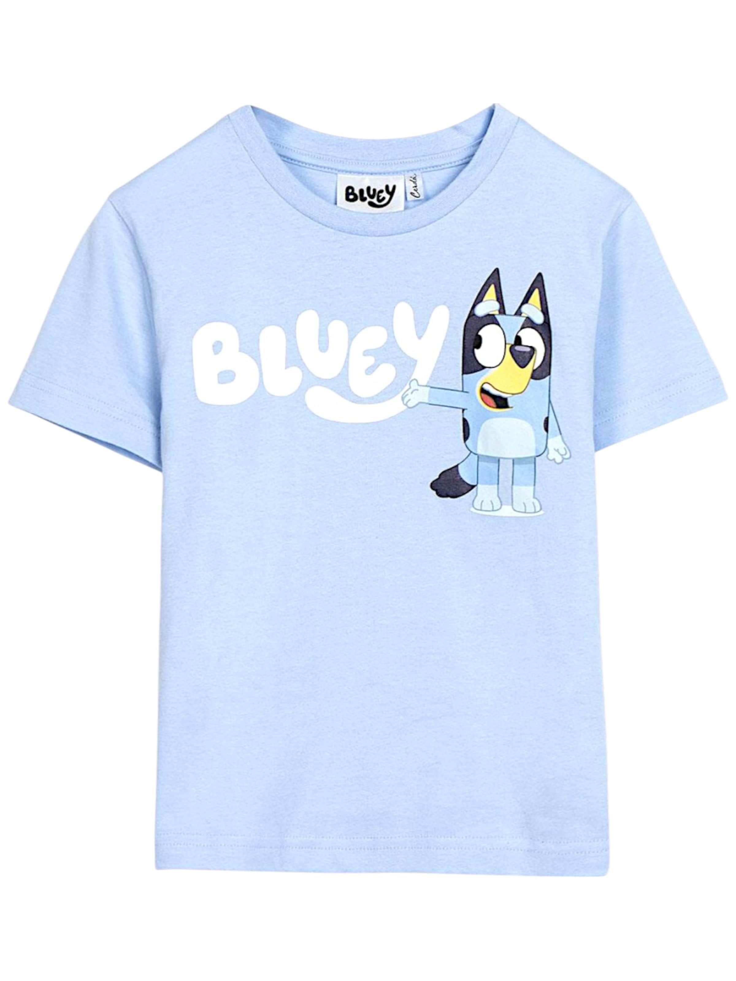 Bluey Shirt 'Bluey' in Blue: front
