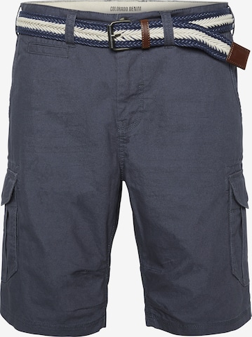 Oklahoma Jeans Regular Shorts in Blau: predná strana