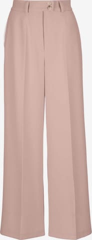 Loosefit Pantalon à plis MADELEINE en rose : devant