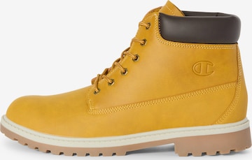 Champion Authentic Athletic Apparel Schnürstiefel in Gelb: Vorderseite