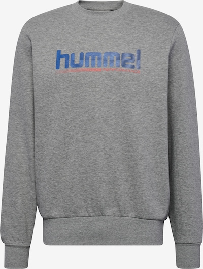 Hummel Sports sweatshirt in XXL in Azure / Mottled grey / Orange, Item view