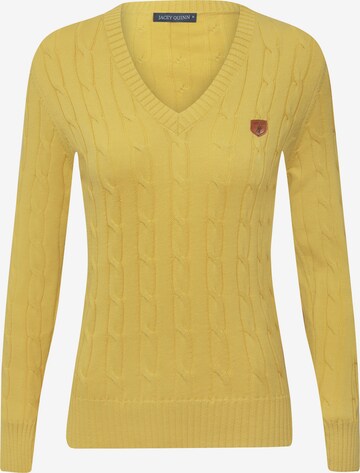 Jacey Quinn - Pullover em amarelo: frente
