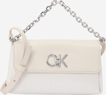 Calvin Klein Дамска чанта в бежово: отпред