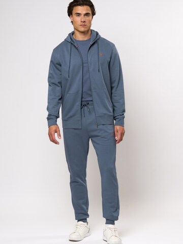 U.S. POLO ASSN. Zip-Up Hoodie 'Otto' in Blue