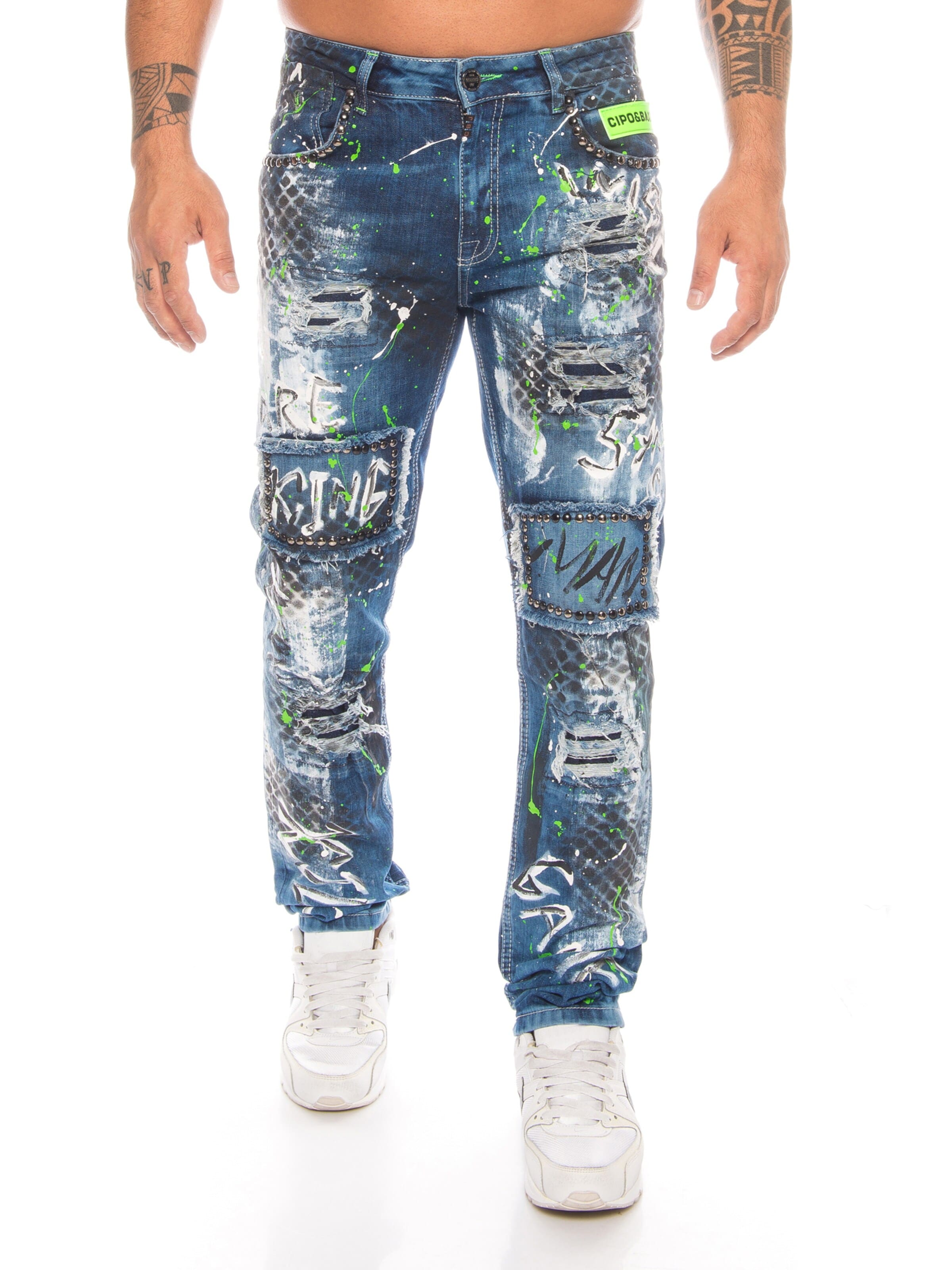 CIPO & BAXX Regular Jeans 'BJ591' in Blue: front
