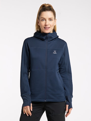 Haglöfs Athletic Fleece Jacket 'Betula' in Blue: front