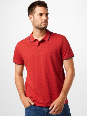 TOM TAILOR Poloshirt in Rot: predná strana