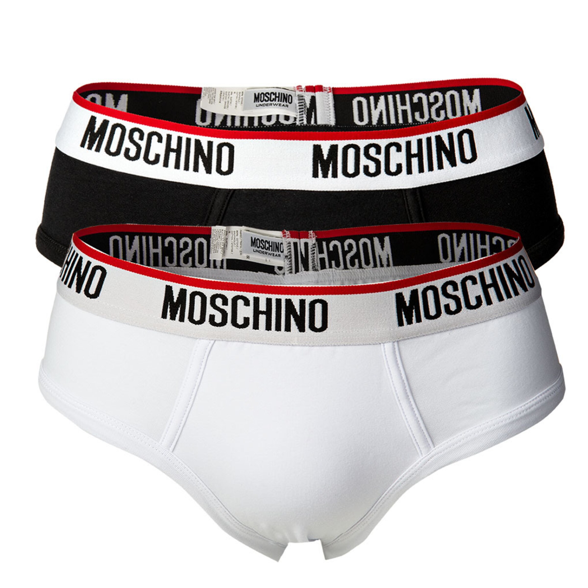 Moschino Baumwolle Set Herren Bekleidung Unterwäsche Boxershorts und Slips 2 Slips Aus Baumwolle Mit Logo in Schwarz für Herren 