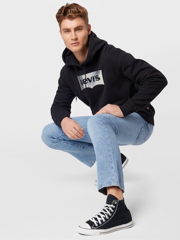 LEVI'S ® - Sweatshirt 'Standard Graphic Hoodie' em preto