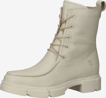 PostXChange Lace-Up Ankle Boots in Beige: front