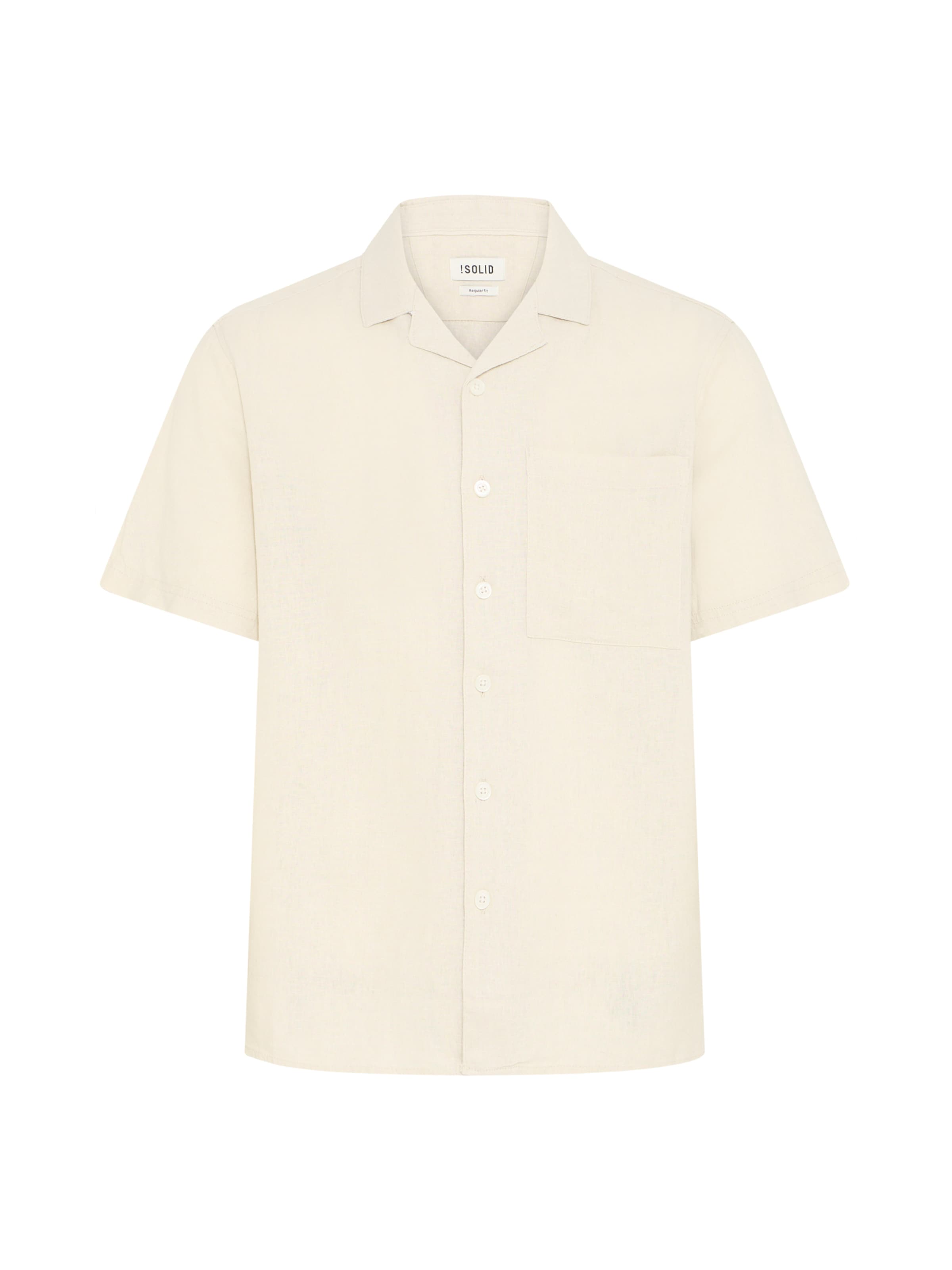 !SolidKošulja 'Allan' - bež boja: prednji dio