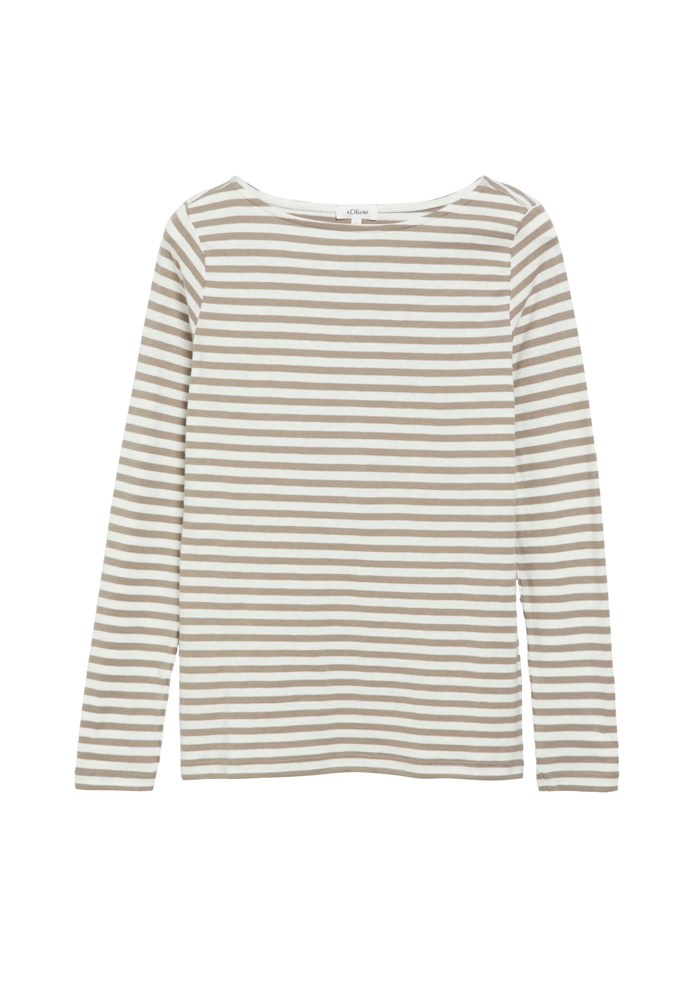 Maglietta di s.Oliver in beige: frontale