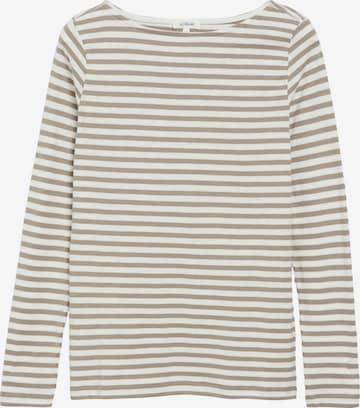 Maglietta di s.Oliver in beige: frontale