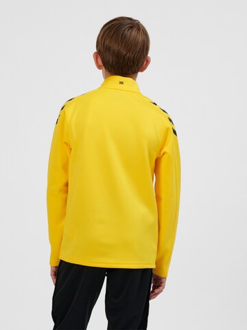 Hummel Sportssweatjakke i gul