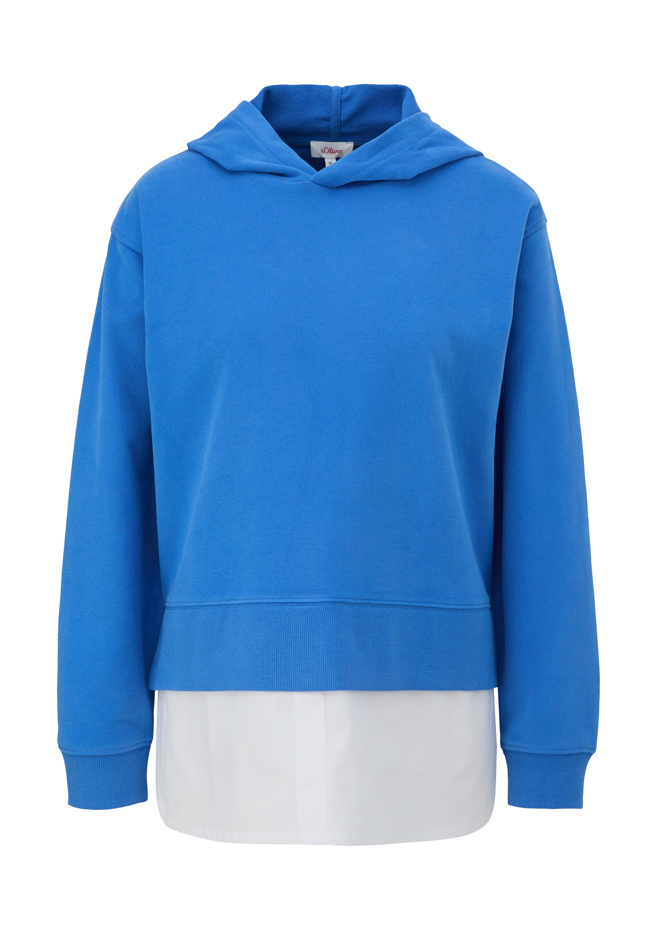 Sweat-shirt s.Oliver en bleu : devant