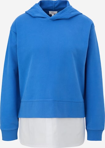 s.Oliver Sweatshirt in Blauw: voorkant