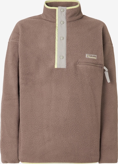 COLUMBIA Sportski pulover 'Helvetia II' u limeta zelena / taupe siva / svijetlosiva, Pregled proizvoda