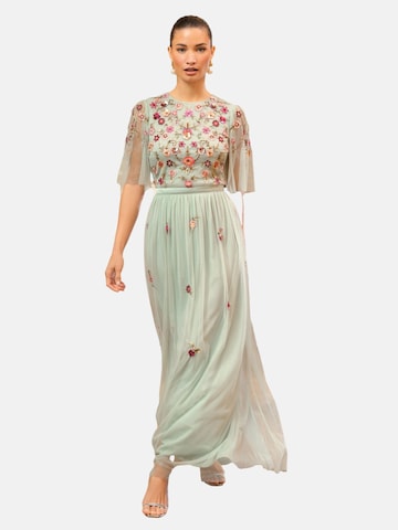 Abito da sera di love & roses in verde: frontale