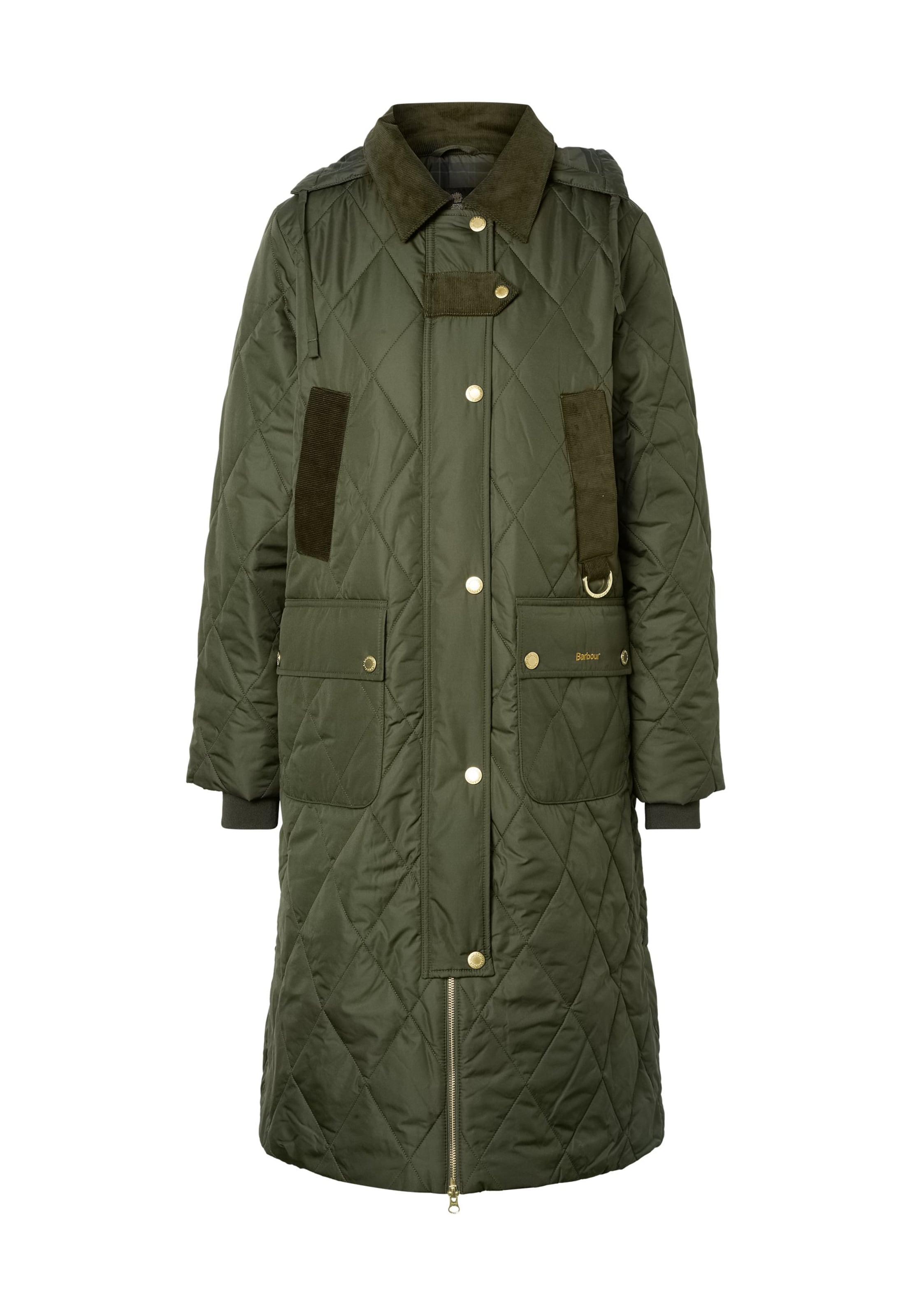 Cappotto di mezza stagione 'Rudson' di Barbour in verde: frontale