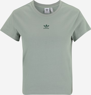 ADIDAS ORIGINALS Shirt 'Essentials' in Green: front