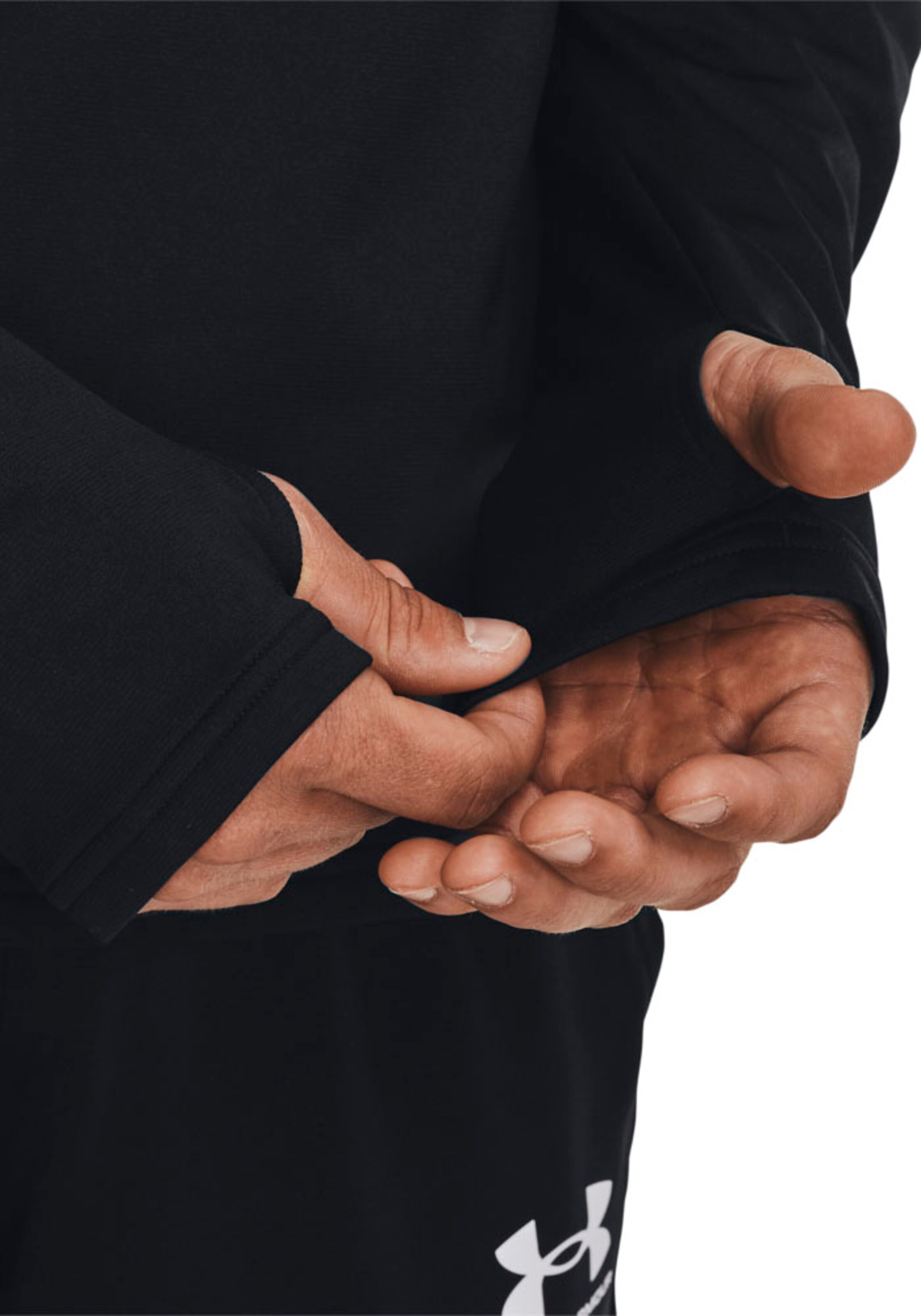 Tricou funcțional 'Challenger' de la UNDER ARMOUR pe negru