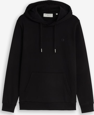 TOM TAILOR DENIM Sweatshirt in Schwarz: Vorderseite