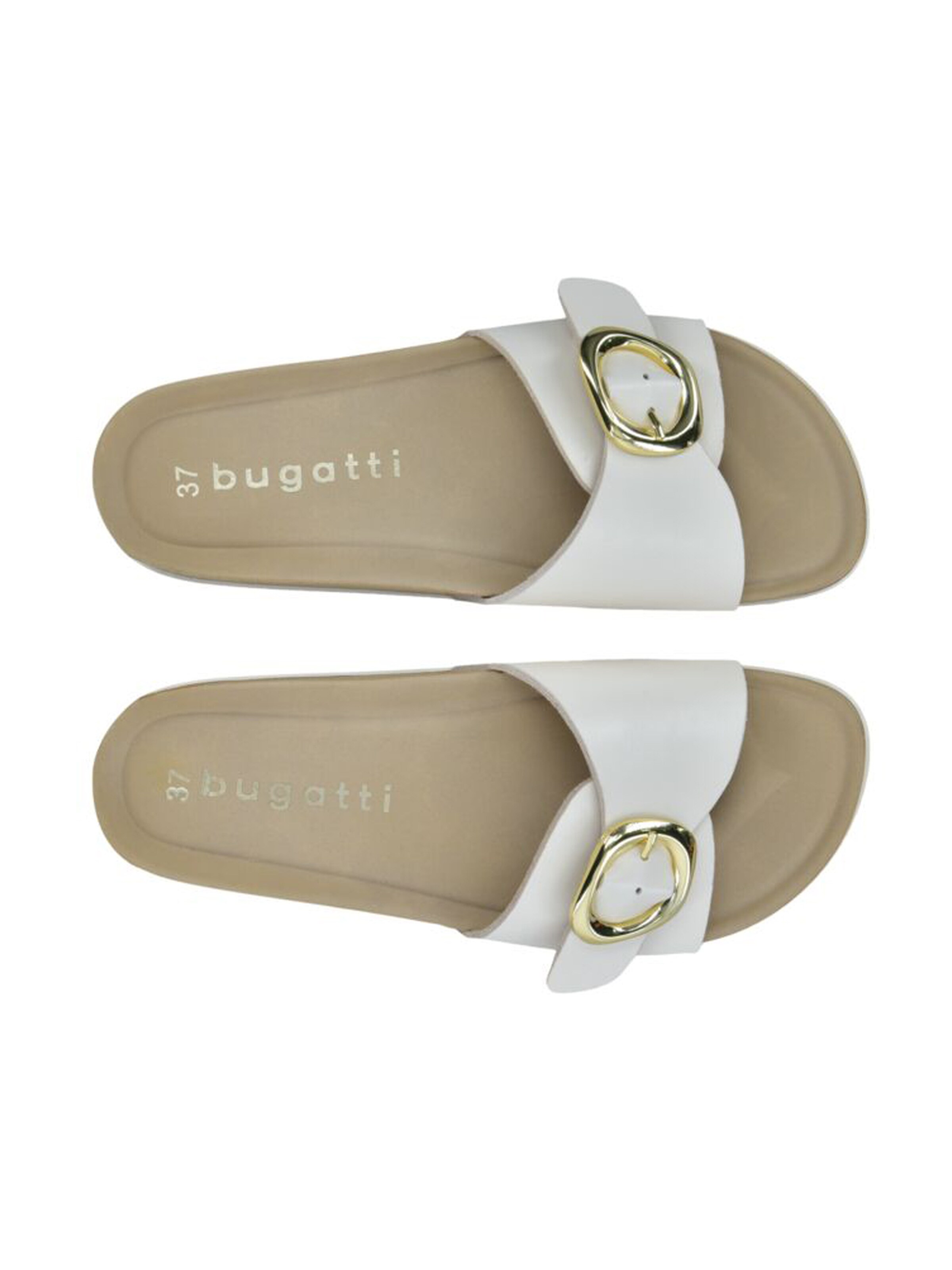 Saboți de la bugatti pe alb