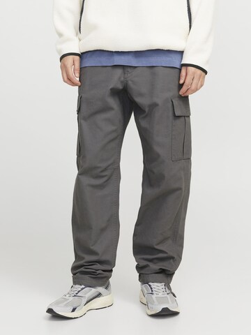 Loosefit Pantalon cargo 'JPSTKane JJBarkley' JACK & JONES en gris : devant
