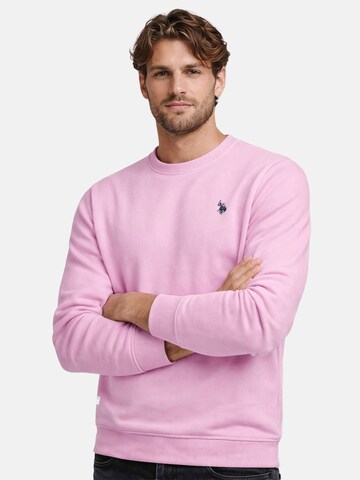 U.S. POLO ASSN. Sweatshirt in Roze
