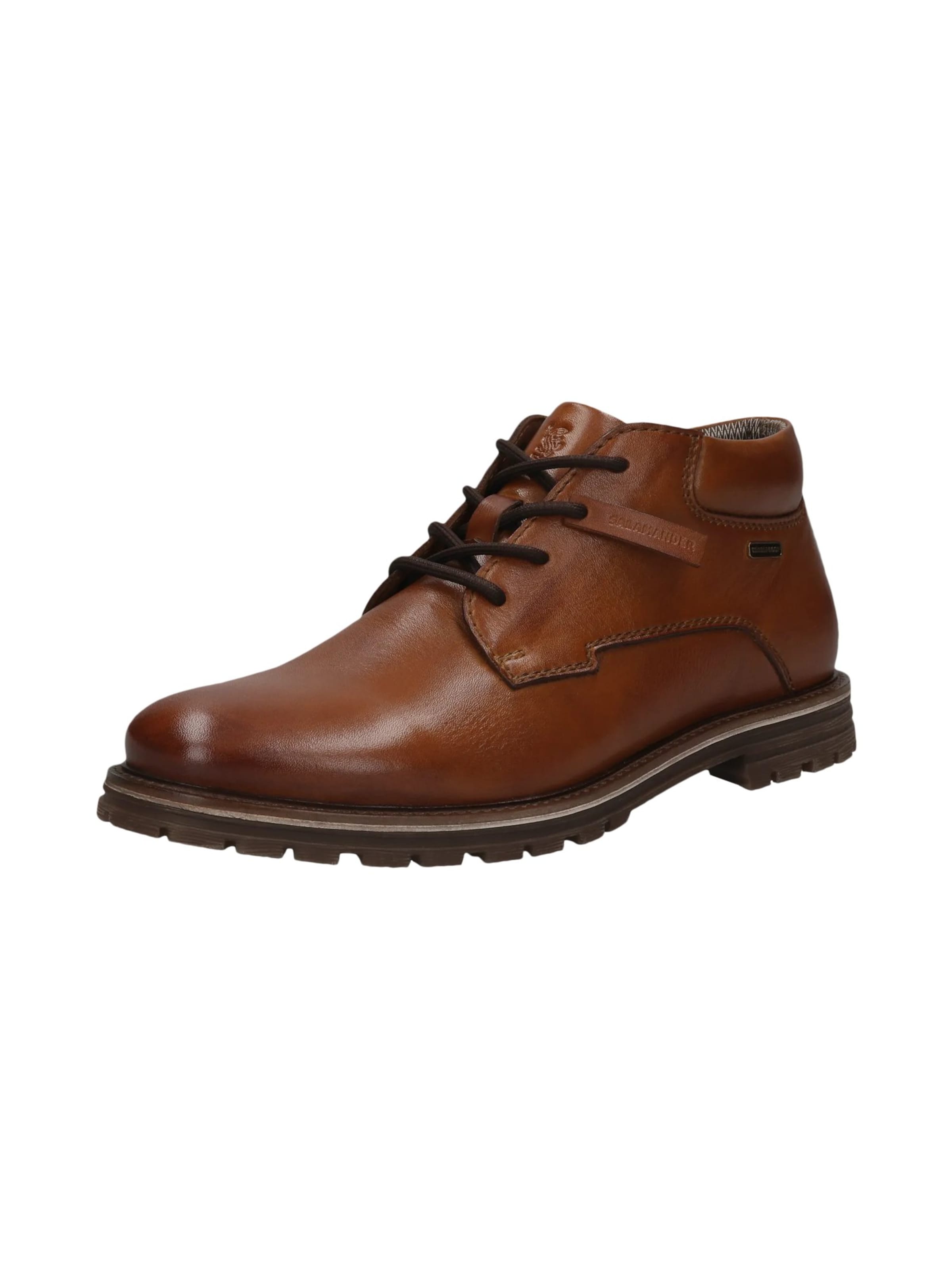 Pantofi cu șireturi de la SALAMANDER pe maro: față