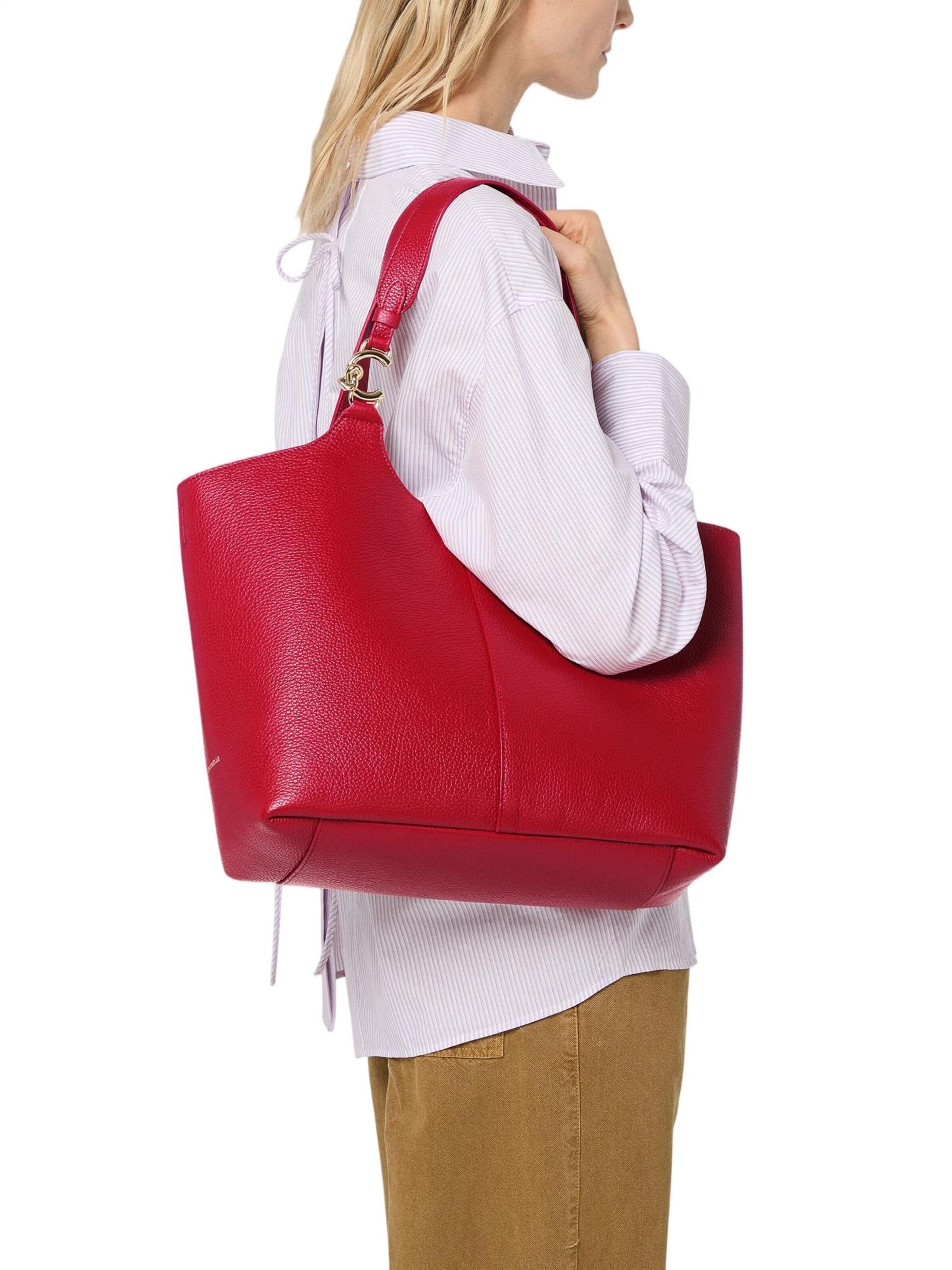 Coccinelle Schultertasche 'C-Easy S26 1'‌‌ in Rot: Vorderseite