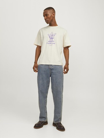 JACK & JONES Shirt in Beige