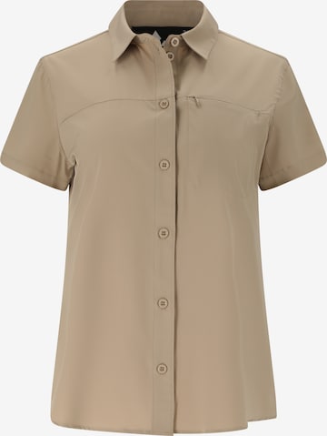 Whistler Athletic Button Up Shirt 'Jeromy' in Brown: front