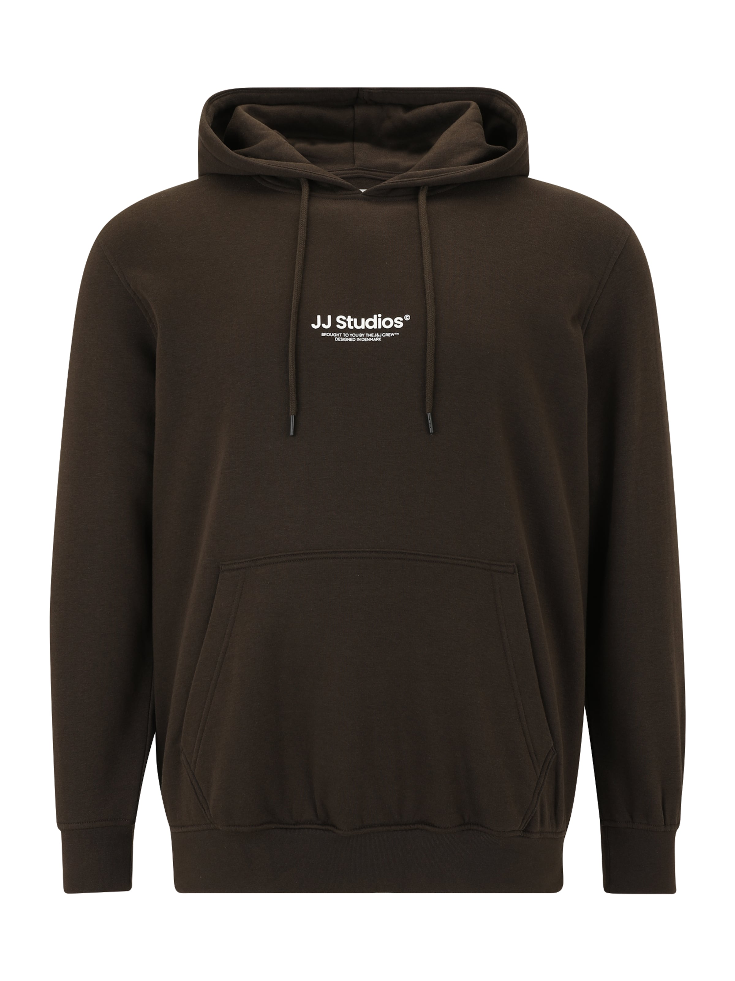 Jack & Jones Plus Μπλούζα φούτερ 'JJESOHO' σε καφέ: μπροστά