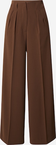 LeGer by Lena Gercke - Pierna ancha Pantalón plisado 'Camilla' en marrón: frente