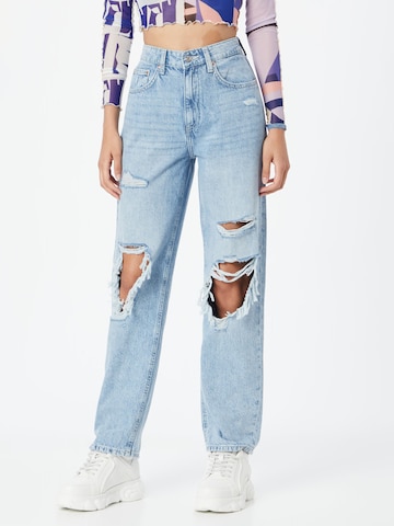 Loosefit Jean Tally Weijl en bleu : devant