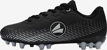 JAKO Soccer Cleats in Black: front