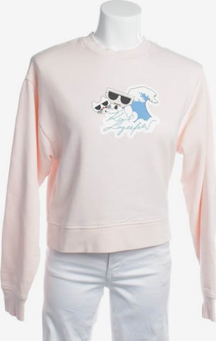 Karl Lagerfeld Sweatshirt / Sweatjacke S in Pink: predná strana