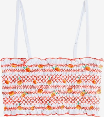 Next Bandeau Bikinitoppi värissä valkoinen: etupuoli