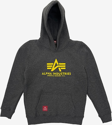 ALPHA INDUSTRIES Sweatshirt 'Basic' in Grey: front