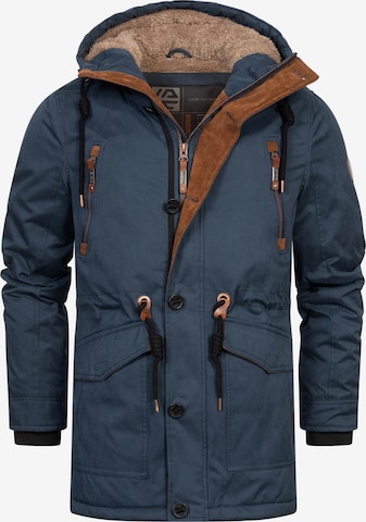INDICODE JEANS Winterjacke 'Gillespie' in Blau: Vorderseite