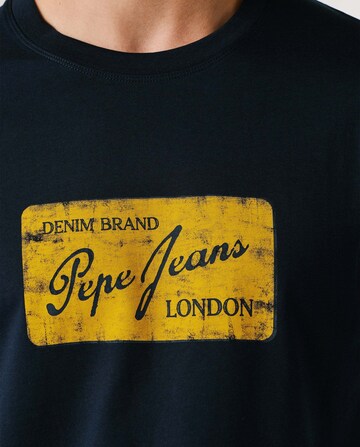T-Shirt 'Suen' Pepe Jeans en bleu