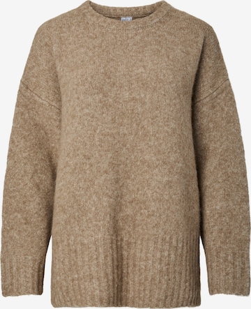 PIECES Sweater 'PCTINA' in Grey: front
