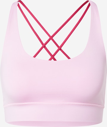 Hey Honey Sports Bra in Pink: front