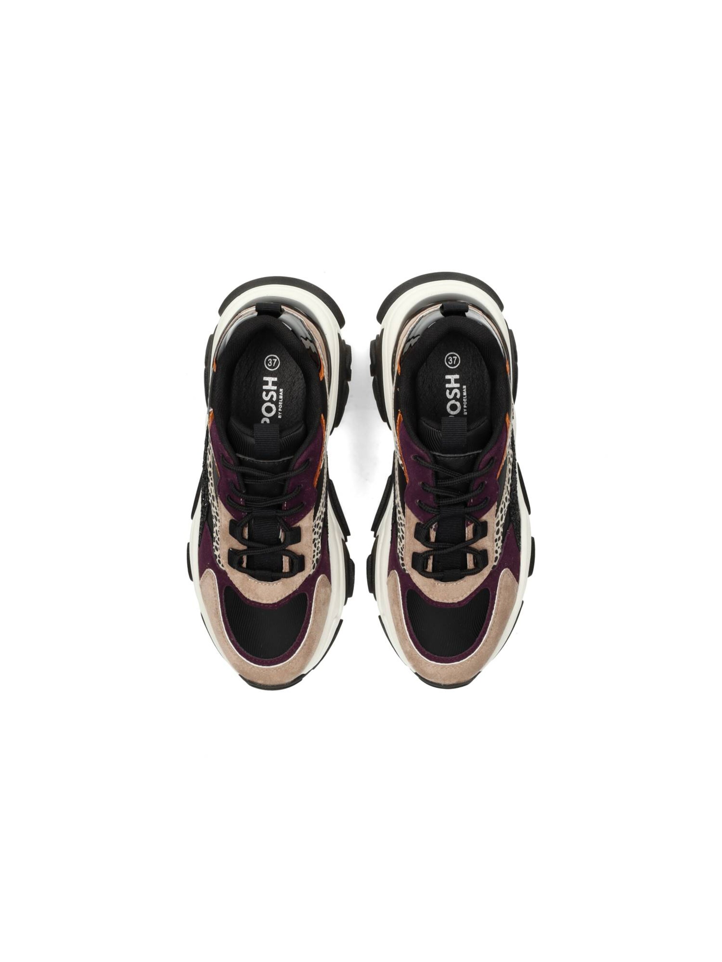 Baskets basses 'POLLY' POSH by Poelman en mélange de couleurs